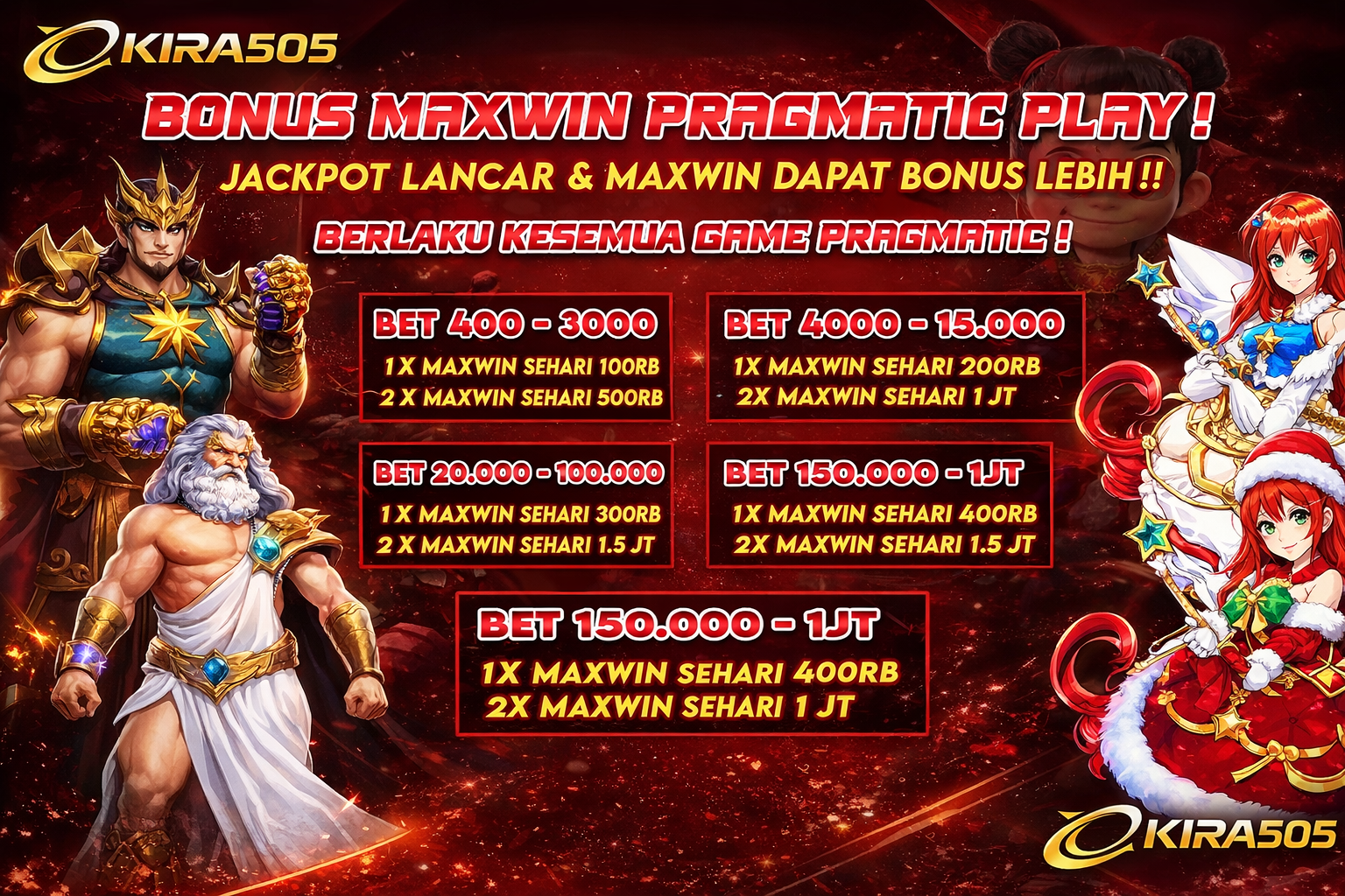 SPECIAL BONUS CLAM MAXWIN